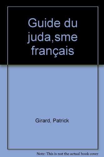 Guide du judaïsme français : judéoscope