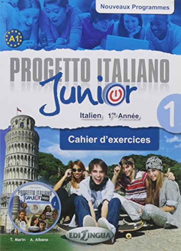 progetto italiano junior 1 : cahier d'exercices