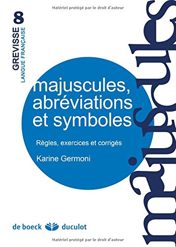 Majuscules, abréviations et symboles : règles, exercices et corrigés