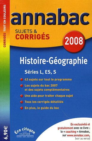 Histoire-géographie L, ES, S