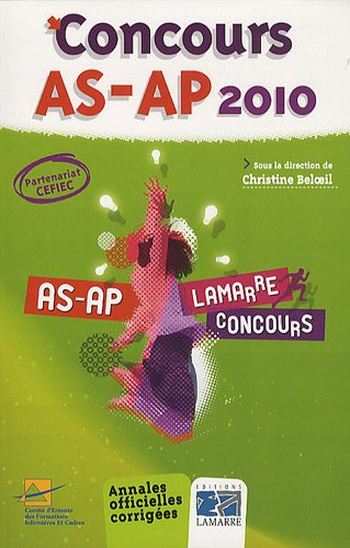Concours AS-AP 2010 : annales officielles corrigées