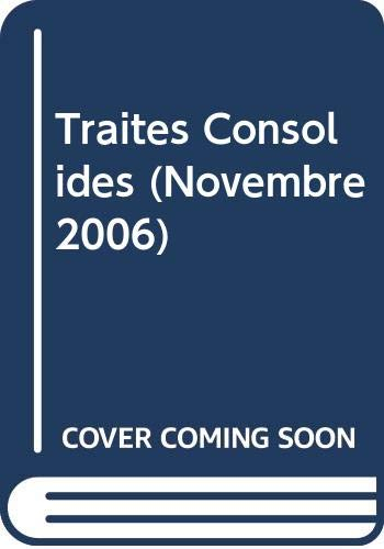 Traités consolidés novembre 2006