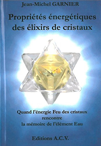 Propriétés énergétiques des élixirs de cristaux : quand l'énergie Feu des cristaux rencontre la mémo