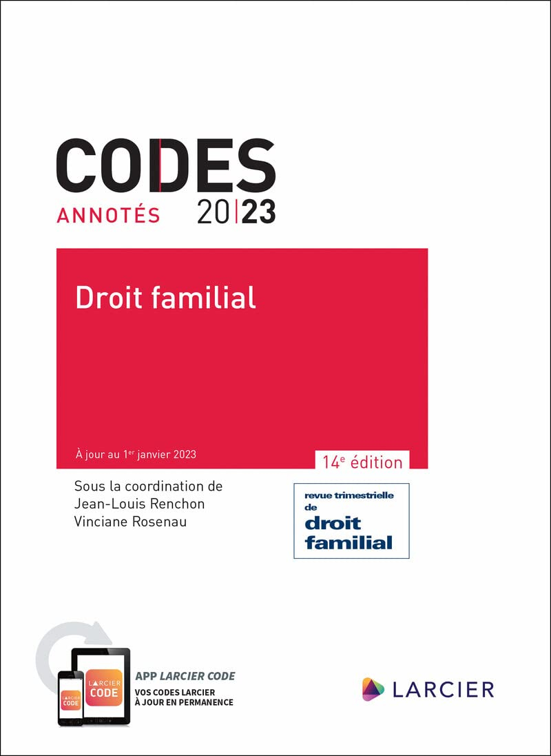 Codes annotés Droit familial 2023