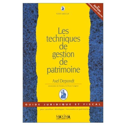 Les techniques de gestion de patrimoine
