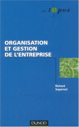 Organisation et gestion des entreprises