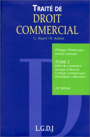 droit commercial, tome 2