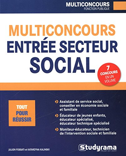 Multiconcours entrées secteur social : assistant de service social (ASS), conseiller en économie soc