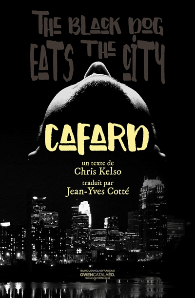 Cafard. The black dog eats the city