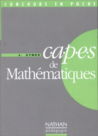 CAPES de mathématiques