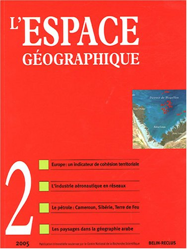 Espace géographique, n° 2 (2005)