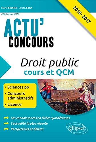 Droit public 2016-2017 : cours et QCM