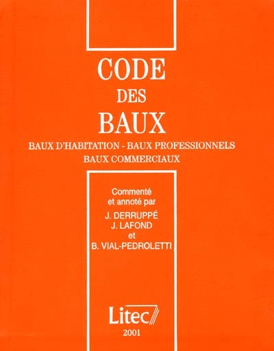 Code des baux 2001