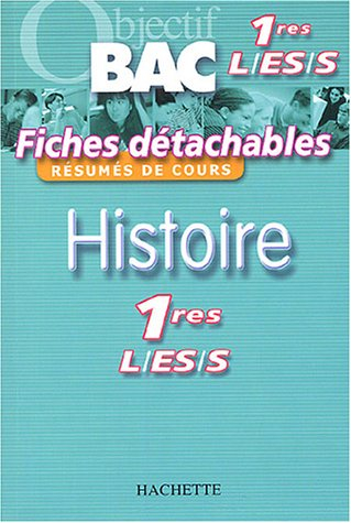 Histoire 1res L, ES, S