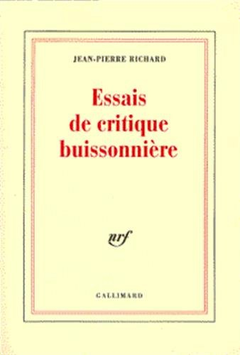 Essais de critique buissonnière