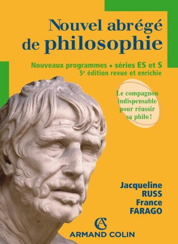 Nouvel abrégé de philosophie : nouveaux programmes séries ES et S