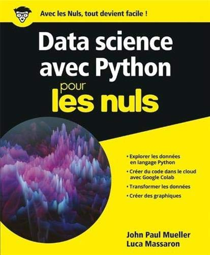 Data science avec Python pour les nuls