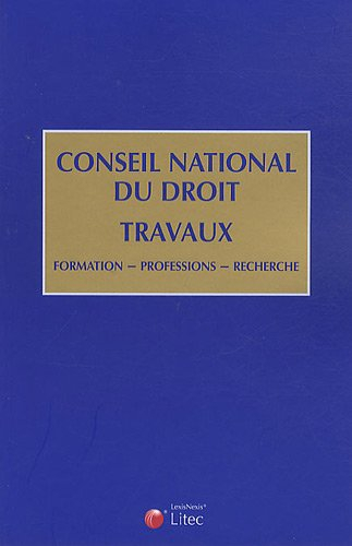 Travaux : formation, professions, recherche : 2011