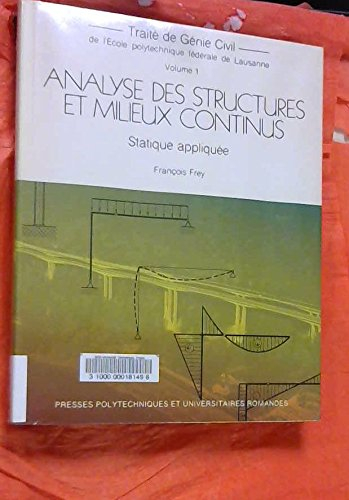analyse des structures et milieux continus. statique appliquée
