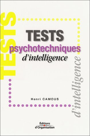 tests psychotechniques d'intelligence