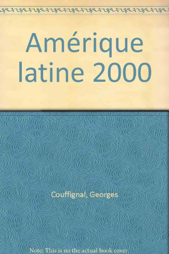 Amérique latine 2000 : rapport de l'Observatoire des changements en Amérique latine