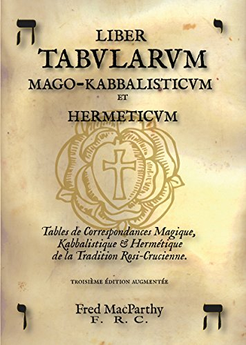liber tabularum mago-kabbalisticum et hermeticum. table de correspondances magiques