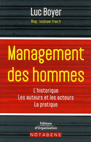 Management des hommes : historique, grands acteurs et auteurs, méthodes, outils, perspective