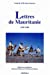 Lettres de Mauritanie : 1945-1948