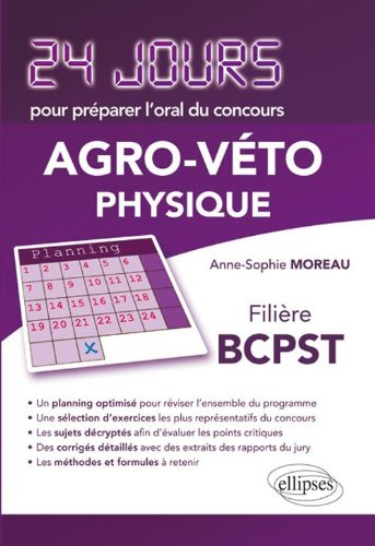Physique : concours agro-véto, filière BCPST