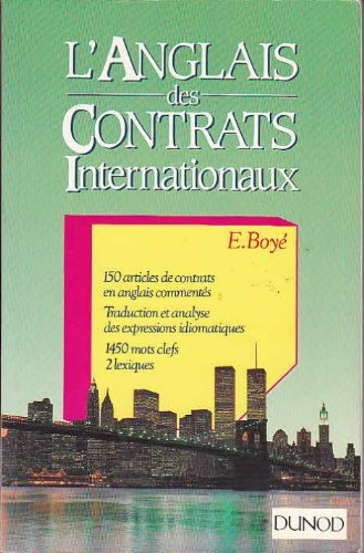 L'Anglais des contrats internationaux