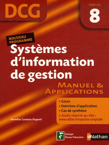 Systèmes d'information de gestion, DCG épreuve 8