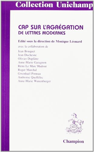 Cap sur l'agrégation de Lettres modernes