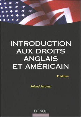 Introduction aux droits anglais et américain
