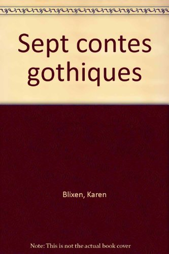 sept contes gothiques
