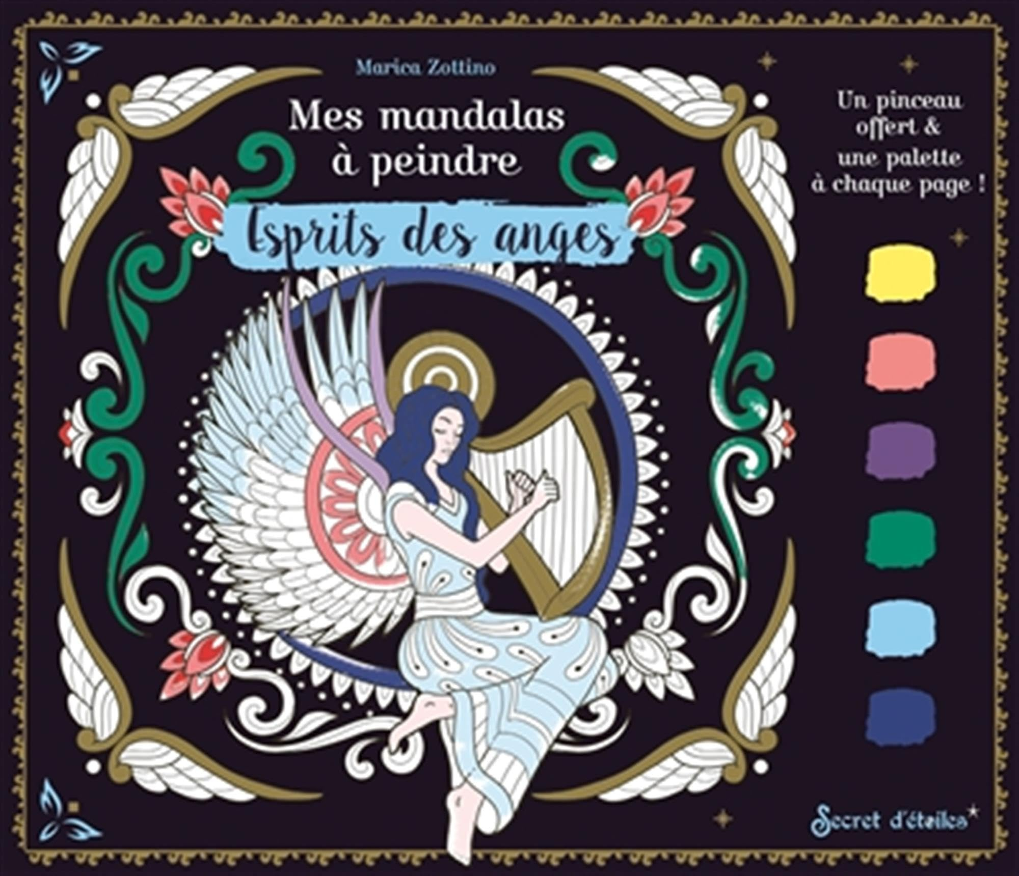 Mes mandalas à peindre : esprits des anges