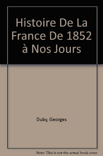 histoire de la france des 1852 à nos jours