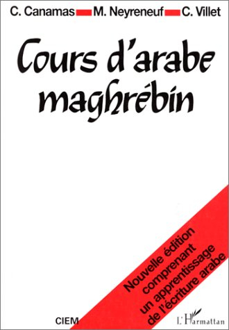 cours d'arabe maghrebin : livre seul