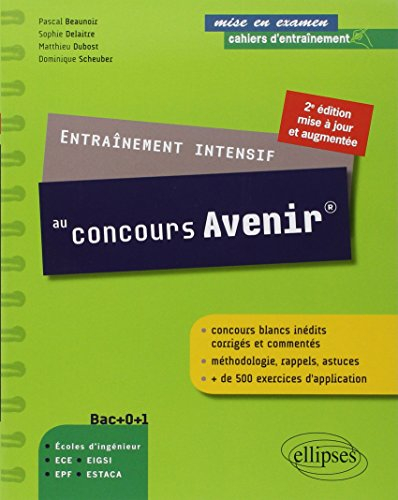 Entraînement intensif au concours Avenir