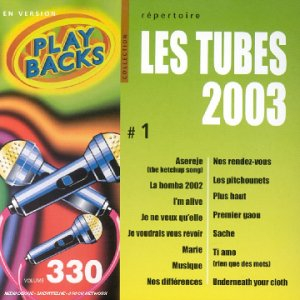 cd play-back vol 330 les tubes 2003 #1 [import anglais]