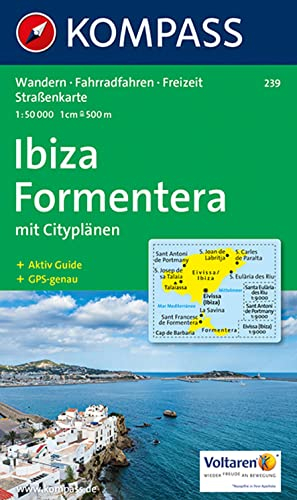 Carte touristique : Ibiza - Formentera