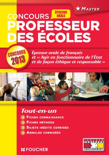 Professeur des écoles : épreuve orale de français et agir en fonctionnaire de l'Etat et de façon éth