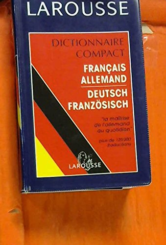 dictionnaire compact français-allemand, allemand-français