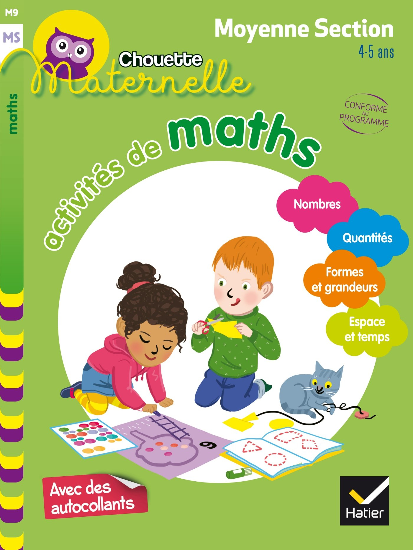 Activités de maths, maternelle moyenne section, 4-5 ans