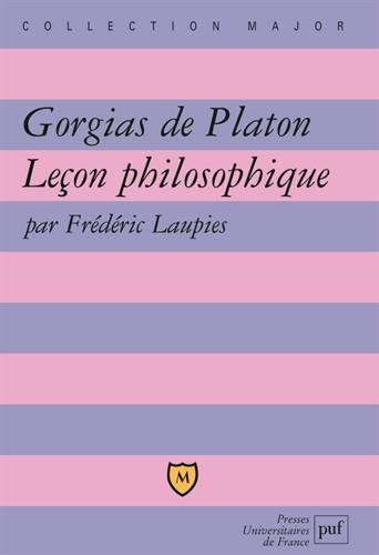 Gorgias de Platon : leçon philosophique