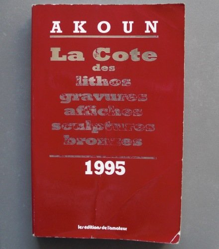 cote des lithos et bronzes, 1995