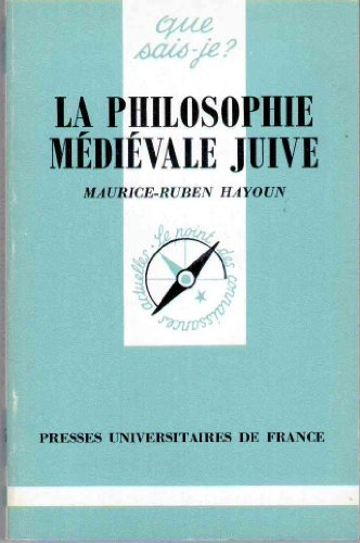 La philosophie médiévale juive