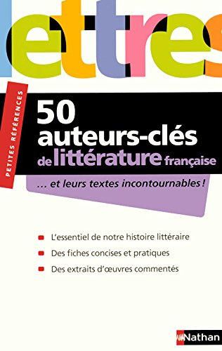 50 auteurs-clés de la littérature française