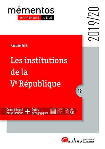 Les institutions de la Ve République : 2019-20