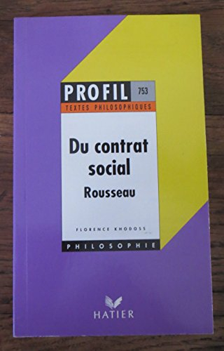 Du contrat social (I et II), Rousseau