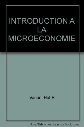 introduction à la microéconomie